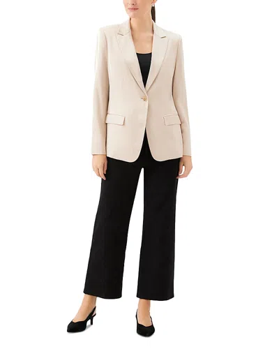 Karen Kane Satin Blazer In Brown