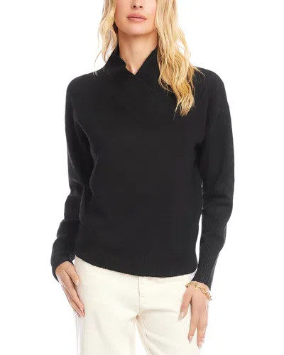 KAREN KANE SHAWL COLLAR SWEATER