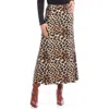 Karen Kane Plus Printed Side Slit Midi Skirt In Multi