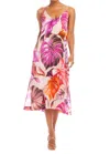 Karen Kane Floral Print Midi Sundress In Multi
