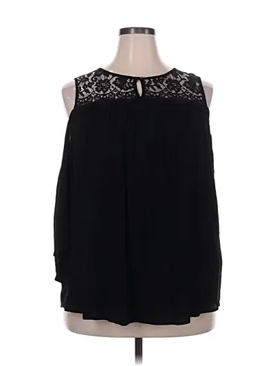 Karen Kane Sleeveless Blouse In Black