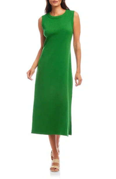 Karen Kane Sleeveless Knit Dress In Green