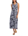 Karen Kane Paisley Sleeveless Jersey Midi Dress In Paisley