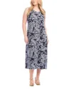 Karen Kane Paisley Sleeveless Jersey Midi Dress In Paisley