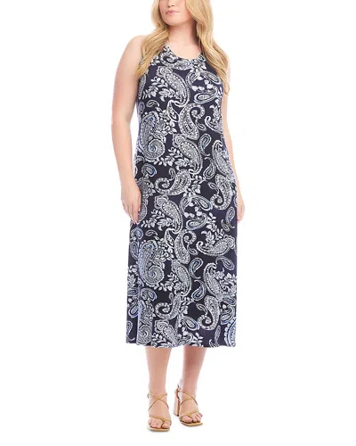 KAREN KANE SLEEVELESS MIDI DRESS