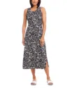 Karen Kane Dot Print Sleeveless Jersey Midi Dress In Print