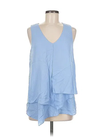 Pre-owned Karen Kane Sleeveless T-shirt In Blue
