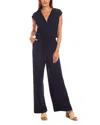 Karen Kane Sleeveless Travel Jersey Jumpsuit In Navy