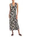 Karen Kane Sleeveless V-neck Midi Dress