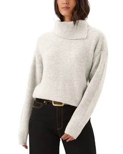Karen Kane Split Neck Drop Sleeve Sweater In Gray