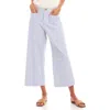 Karen Kane Stripe Crop Wide Leg Pants In Multi