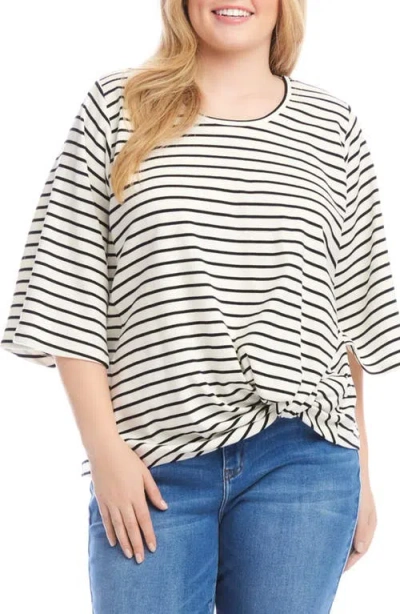 KAREN KANE KAREN KANE STRIPE PICK-UP HEM TOP