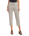 Karen Kane Striped Cropped Pants In Stripe