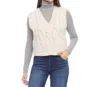 Karen Kane Cable Knit Sweater Vest