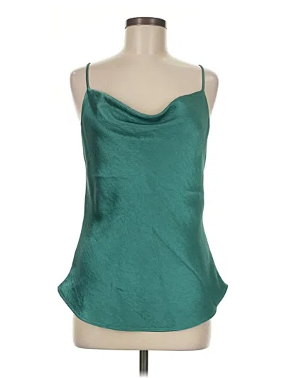 Pre-owned Karen Kane Tank Top Green Strapless Neckline Tops