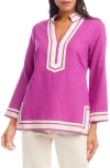 Karen Kane The St. Tropez Linen Blend Tunic