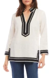 Karen Kane The St. Tropez Linen Blend Tunic