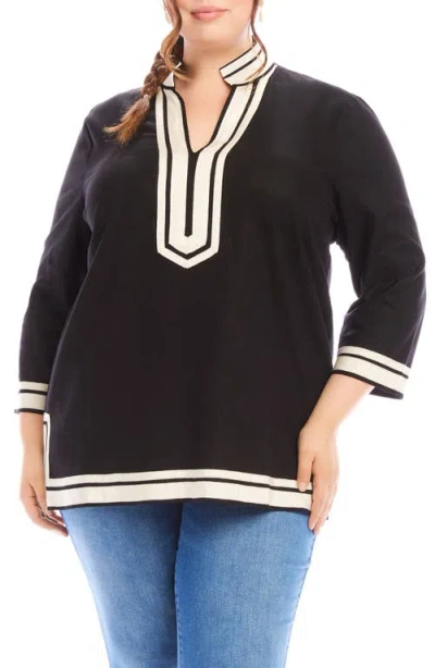Karen Kane The St. Tropez Linen Blend Tunic