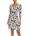 KAREN KANE THREE QUARTER SLEEVE DRESS