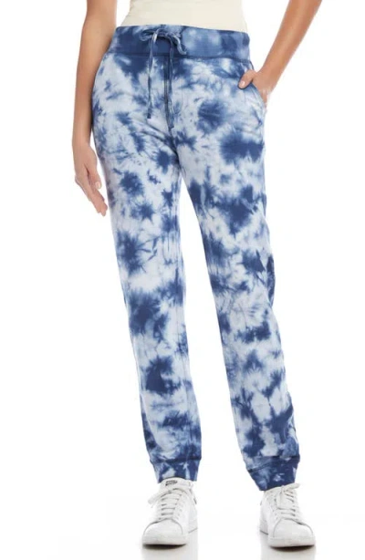 Karen Kane Tie Dye Joggers In Blue