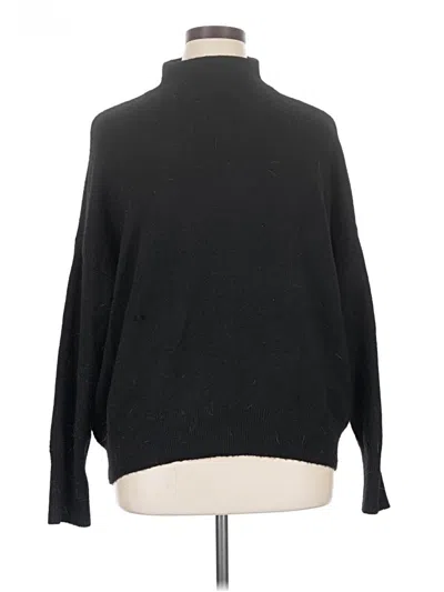 Pre-owned Karen Kane Turtleneck Sweater In Black