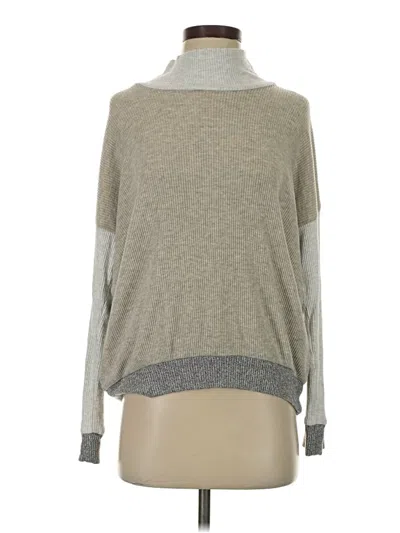 Pre-owned Karen Kane Turtleneck Sweater In Gray