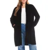 Karen Kane Velvet Duster In Black