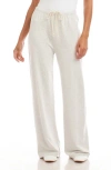 Karen Kane Wide Leg Drawstring Sweatpants In White