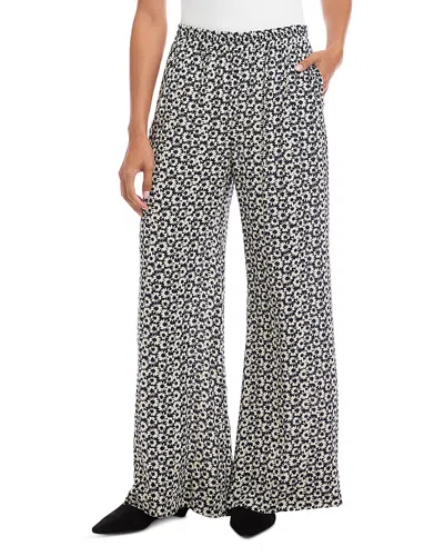 Karen Kane Wide Leg Pants In Animal Print