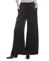 Karen Kane High Waist Pull-on Wide Leg Pants In Black