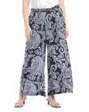 Karen Kane Paisley Print High Waist Wide Leg Pants In Paisley