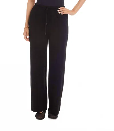 Karen Kane Drawstring Pintuck Sweatpants In Black