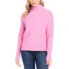 Karen Kane Womens Solid Knit Mock Turtleneck Sweater In Red