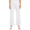 Karen Kane Cropped Wide Leg Pants In White