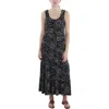 Karen Kane Floral Print Tiered Sleeveless Midi Dress In Multi