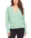 Karen Kane Wrap Sweater In Sea Glass
