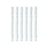 Karen Kriegel Neutrals / White Wavy Cocktail Drinking Straw