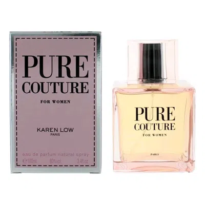 Karen Low Ladies Pure Couture Edp Spray 3.4 oz Fragrances 3700134405456 In Transparent