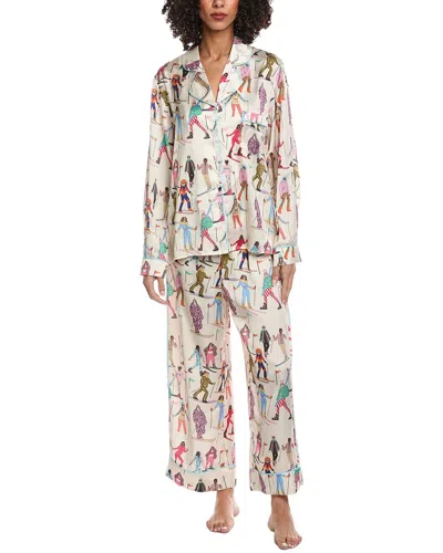 Karen Mabon 2pc Pajama Set In Multi