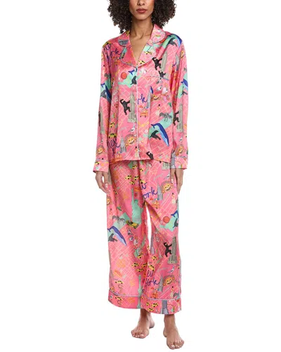 Karen Mabon 2pc Pajama Set In Pink