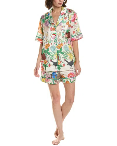 Karen Mabon 2pc Print Pajama Set In Multi