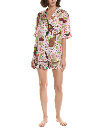 Karen Mabon 2pc Print Pajama Set In Multi