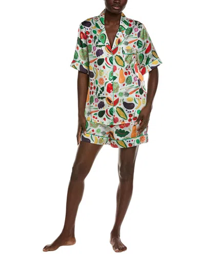 Karen Mabon 2pc Print Pajama Set In Vegetables