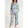 Karen Mabon Christmas Dogs Classic Pajamas In Blue