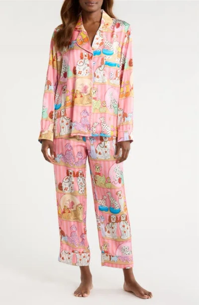Karen Mabon Dog Collector Pajamas In Pink