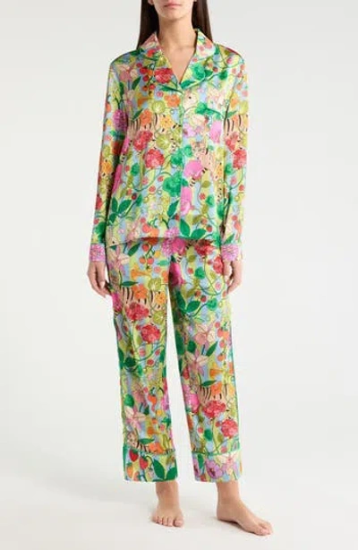 Karen Mabon In The Greenhouse Satin Pajamas