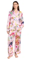 Karen Mabon Leopards Can't Change Their Spots Long Sleeve Pj Set Pink In Leopards Can't Change Their Sp