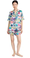 Karen Mabon Short Sleeve Pj Set Lilac In Lilac