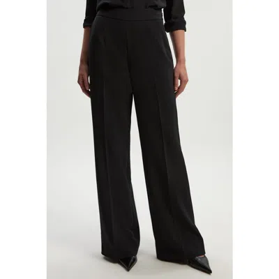 Karen Millen Archive Satin Kickflare Trouser In Black