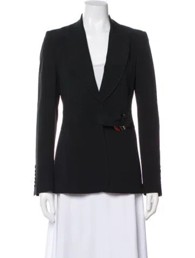 Pre-owned Karen Millen Blazer In Gray